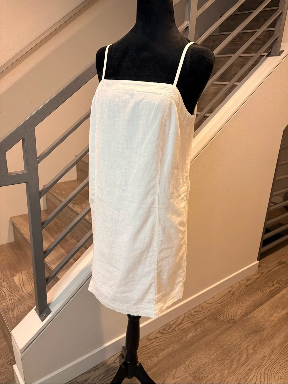 Madewell White Linen Slip Dress - Picture 7 of 10